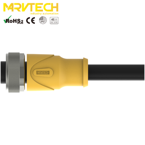 Marvtech Female 3/4/5/6 Pole 7/8 Overmoulded <b>Power</b> <b>Cable</b> Connector for Factory Automation Actuator Boxes - Product Image 3