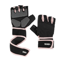 VBOSi 7104 Gants de protection des mains de gymnastique en néoprène Gants d'entraînement réglables avec coutures et sangles renforcées Powerlifting