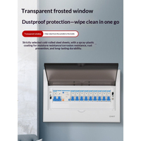 Boîtier de distribution électrique modulaire encastrable pour disjoncteur domestique