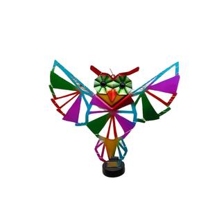 Lanterne décorative d'extérieur en résine époxy, motif champignon sculpté, étanche, pour jardin, lumière féerique solaire - Product Image 5