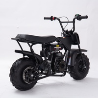 Mini moto Funrun 105cc 4 temps tout-terrain avec embrayage automatique, moto de cross pour jeunes avec freins à disque