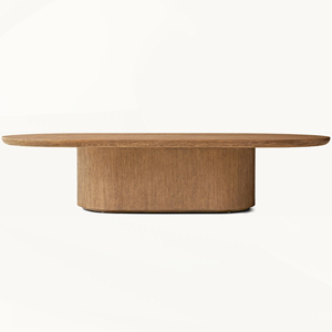 Moderne Nordic Eettafel Natuurlijk Eiken Hout Nordic Living Dining Meubels Minimalisme Salontafels - Product Image 2