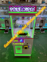 Machine chanceuse de jeu de roue de prix de cadeau chanceux à jetons avec l'accepteur de facture