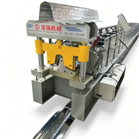 Machine automatique de formage à froid de tuiles de toit en acier coloré pour pignon de toit