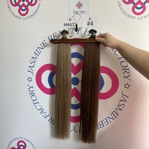 ดราก้อนบิวตี้ ขายส่ง แฮร์พีชแบบปลายแบน ผมแท้ 100% แฮร์พีชแบบปลายแบนสำเร็จรูป ผมตรง ผมหยักศก ผมลอน - Product Image 4