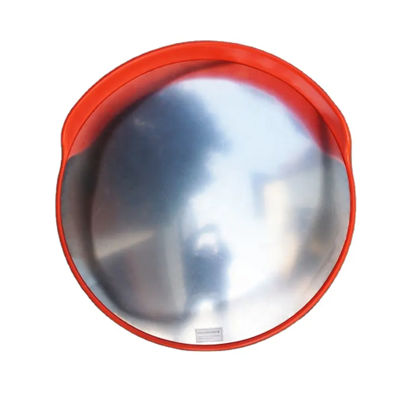 80 см/32 дюйма наружное круглое безопасное акриловое поликарбонатное вогнутое выпуклое зеркало дорожного движения