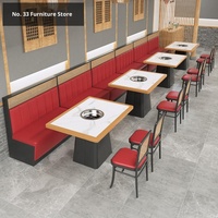 Canapé de restaurant de style nordique personnalisé, sans table pliante, chaises avec rangement, mobilier commercial en bois massif pour restaurants