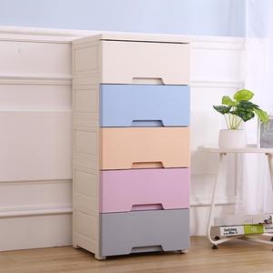 Diseño de color caramelo de multi-función de plástico barato armario de almacenamiento para la ropa - Product Image 2