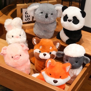 Fox Raccoon Koala Panda <strong>Clap</strong> Circle <strong>Toys</strong> Slap Snap Wrap Wristband Bracelet Plush <strong>Hand</strong> Ring Fun Pop Circles Kids Christmas Gift - Product Image 6