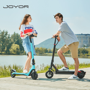 2021 JOYOR Scooter eléctrico urbano rentable para adultos 8 pulgadas <span class=keywords><strong>A3</strong></span> 350W Scooter eléctrico de dos ruedas App tipo de batería inteligente - Product Image 5
