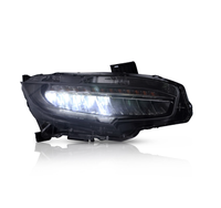 Conjunto de Faros Delanteros LED con Certificación DOT a Prueba de Agua para Honda Civic 2016-2020