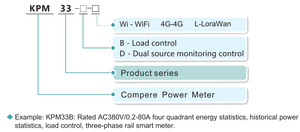 Compteur d'énergie triphasé 4 fils Lorawan/4G 100A avec relais intégré - Product Image 4
