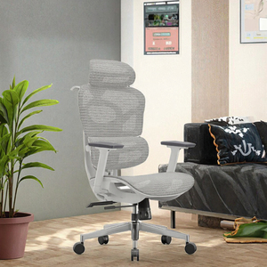 Modern Ergonomic Mesh Office <b>Chair</b> Adjustable High Back Swivel <b>Task</b> <b>Chair</b> With Headrest and Footrest for Home Office - Product Image 3