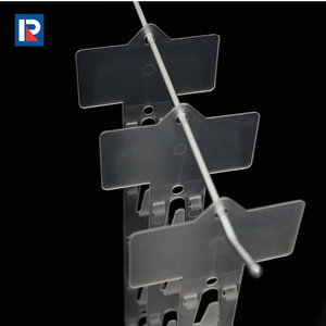 Transparent Plastic Hanging Display <b>Clip</b> for Supermarket Merchandising Convenient Storage Solution - Product Image 5