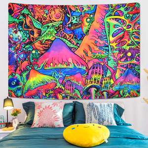 Психоделический настенный гобелен с 3D-принтом - Product Image 2