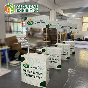 โต๊ะโปรโมชั่นซุปเปอร์มาร์เก็ต ขนาด 40*80 ซม. ทำจากพลาสติก <span class=keywords><strong>ABS</strong></span>/PVC สำหรับจัดงานส่งเสริมการขาย ตู้โชว์สินค้าแบบพับได้ พร้อมจำหน่าย - Product Image 6