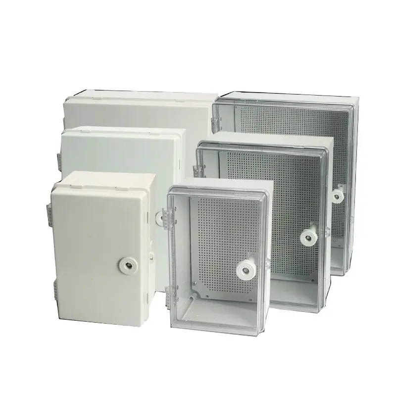 ip68 waterproof battery cabinet boxs abs plastic electrical housing with lock