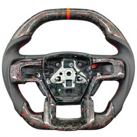 Volant en fibre de carbone forgé à fond plat en forme de D pour Ford F-150 Raptor 2015-2020, amélioration des performances