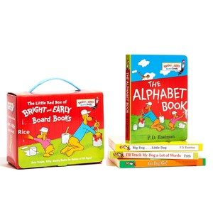Petites boîtes rouges : Livres cartonnés pour la première enfance - Go Dog Go ; Big Dog Little Dog ; Livre de l'alphabet ; Je vais apprendre à mon chien beaucoup de mots ; Fabriqué en Chine - Product Image 2