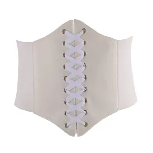 Ren-up cinch Belt tied Corset đàn hồi vành đai thắt lưng da trang phục Dây thắt lưng phụ kiện tied waspie Corset thắt lưng cho Ăn mặc