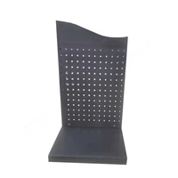 Présentoir mural perforé en métal thermolaqué personnalisable et support pour porte-clés avec logo sur mesure, installation facile, étagères de magasin