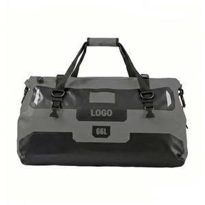 <span class=keywords><strong>Sac</strong></span> <span class=keywords><strong>de</strong></span> <span class=keywords><strong>voyage</strong></span> robuste et étanche <span class=keywords><strong>de</strong></span> 66 L avec logo personnalisé et valve d'air pour les voyages <span class=keywords><strong>en</strong></span> moto et les excursions d'aventure - Product Image 1
