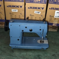 Machine à coudre zig-zag industrielle JUKKY 20U43 robuste avec pied entraîneur et table pour vêtements