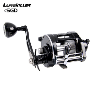 Lurekiller — moulinet de pêche guerrier de mer, équipement complet en métal, adapté pour la pêche en eau salée, mc40 - Product Image 1