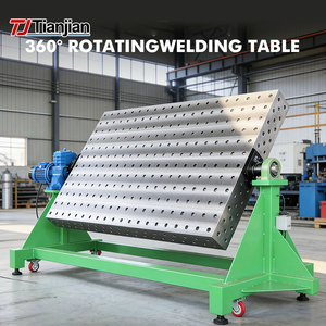 Table de soudage rotative robuste, poste de travail réglable pour la fabrication métallique - Product Image 3