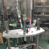 Machine de remplissage entièrement automatique à une tête pour liquides, poudres, parfums, avec réservoir de mélange, et tubes de gouttes pour les oreilles et les yeux, et de graisse, pour huiles essentielles