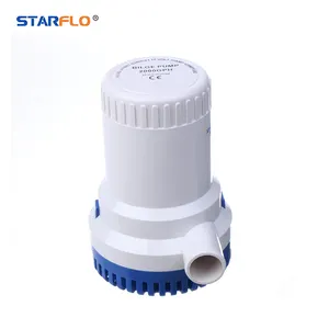 Starflo Thuyền biển du thuyền đáy tàu bơm 12V Lưu lượng nước 2000GPH Mini DC đáy tàu bơm 12V biển