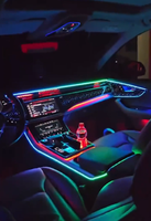Kit de actualización de iluminación ambiental LED dinámica de 64 colores para el interior del coche Audi Q7 4M 2016-2019 Facelift 2016-2025