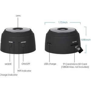 A9 profesional 1080P Mini Cámara inteligente de alta definición portátil WiFi grabadora de vídeo de seguridad visión nocturna para niños tarjeta de memoria - Product Image 2