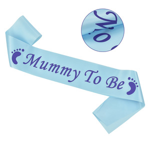 Écharpe de fête pour Baby Shower, maman, papa, nouveau-né, future maman, révélation du sexe du bébé, <span class=keywords><strong>annonce</strong></span> de <span class=keywords><strong>grossesse</strong></span>, décorations, cadeau - Product Image 4