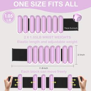 Аксессуары для пилатеса, браслеты из силикона, 1 фунт <span class=keywords><strong>2</strong></span> фунта 4 фунта - Product Image 4