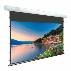 Tương Lai 100 "điện Màn hình máy chiếu chất lượng cao rạp hát tại nhà hợp kim nhôm với điều khiển từ xa màn hình chiếu - Product Image 1