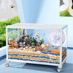 Vente chaude Protection de l'environnement Matériau acrylique Grande <span class=keywords><strong>cage</strong></span> à <span class=keywords><strong>hamster</strong></span> transparente de luxe - Product Image 2