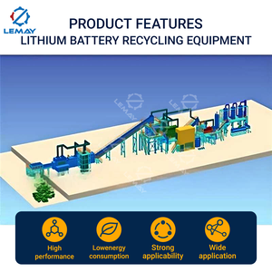 Équipement de recyclage de batterie au lithium de voiture entièrement automatique Machine de recyclage de batterie à base de lithium à vendre - Product Image 5