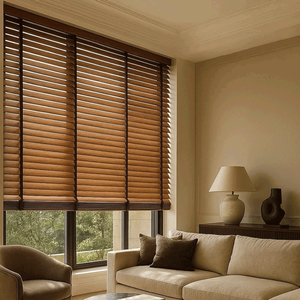 Store vertical motorisé élégant en alliage d'aluminium avec protection solaire UV, anti-éblouissement et pare-chaleur pour verre de bâtiment commercial et de bureau - Product Image 2