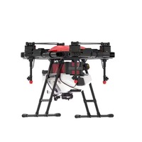 Châssis de drone agricole 6 axes 16L en fibre de carbone, plateforme UAV personnalisable OEM, kit de châssis multirotor pour l'agriculture