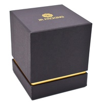 Vente en gros de boîte d'emballage d'expédition en papier au design personnalisé de luxe boîte-cadeau avec logo pour bougies parfumées d'aromathérapie