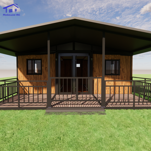 Casa Contenedor de Lujo Portátil Plegable de 20 y 40 pies con Doble Ala Extensible, Dormitorio Moderno y Expandible - Product Image 5