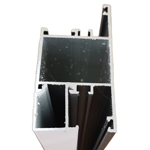 Perfiles de Aluminio Importados de China con Recubrimiento en Polvo Blanco y Negro RAL 7011 para Ventanas y Puertas Abatibles de <span class=keywords><strong>Madagascar</strong></span> - Product Image 1