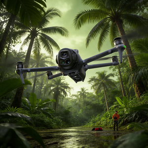 Gebrauchte DJI <span class=keywords><strong>Mavic</strong></span> 4 Pro Industriedrohne mit Wärmebildkamera für die Kartenentwicklung und Stromleitungsinspektion – Professioneller RC-Quadcopter - Product Image 1