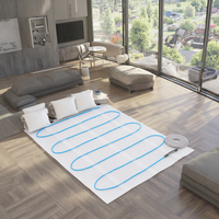 Chauffage au sol intelligent, câble chauffant pour plancher, isolation, chauffage au sol pour un confort optimal ou un chauffage principal