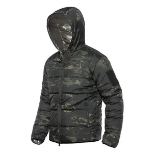 Yakeda Heat Reflect Tactical Jacket Casaco de Inverno Resista Fria Camo Jacket Quente Impermeável Caça Pano Combate Tático Casaco