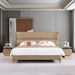 Base de <span class=keywords><strong>lit</strong></span> plateforme rembourrée moderne en tissu de lin pour hôtel, <span class=keywords><strong>avec</strong></span> rangement en carton, <span class=keywords><strong>lit</strong></span> souple pour chambre à coucher, recouvert d'un drap, style Tatami, capitonné, bas, luxueux - Product Image 1