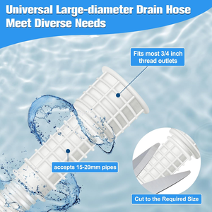 Tuyau de drainage universel pour climatiseur, version étendue, double couche, épaissi, avec protection solaire et propriétés anti-âge - Product Image 5