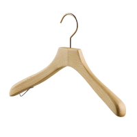 Cintres en bois antidérapants pour chemises, costumes, manteaux et vêtements, pour le linge en vrac, avec logo personnalisé, pour hôtels, en hêtre, modèle Lotus, avec barre de suspension pour costumes