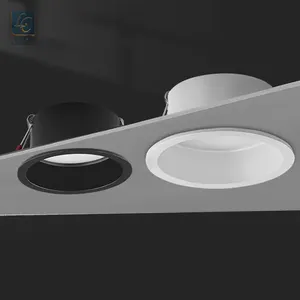 Tri-Color Dimming Anti-Glare Embedded Home Living Room 7w Led Narrow Side Downlight